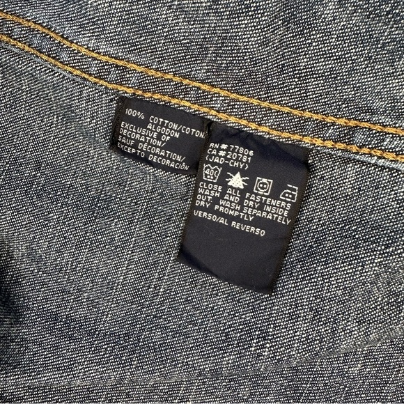 Vintage Tommy Hilfiger Men’s Denim Jacket - Size L - Picture 12 of 13